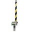 Parking Post Light Weight Compact &amp; Removable- Great Value inc choice of Padlock Bolt Down or Concrete in available-Made in Britain image