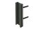Black Wall Mount Stretch Belt Barrier Premium L - 3.7m belt inc receptacle image