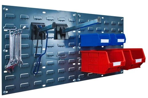 Wall Mounted Louvred TP1 Panels x 2 in Situ 