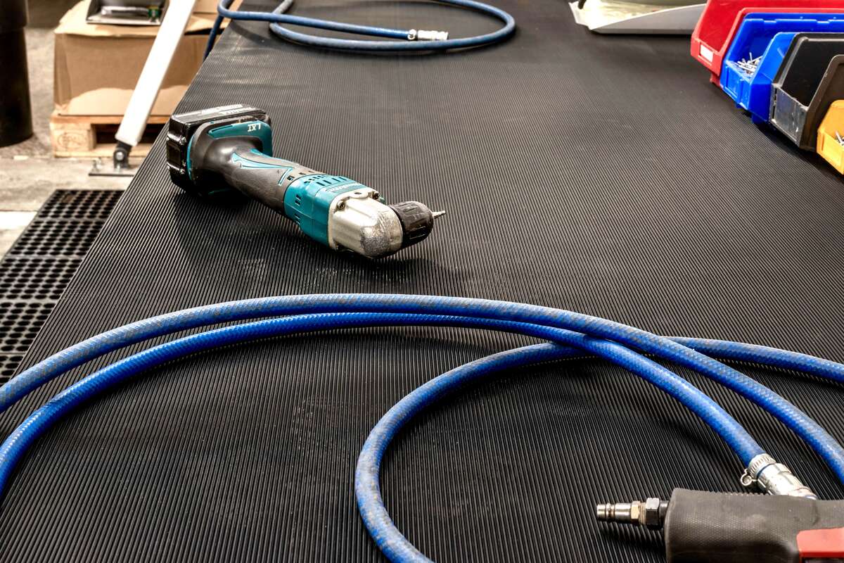 Rubber Rib Mat for Industrial or Domestic flooring & for Surface Safety Covering image