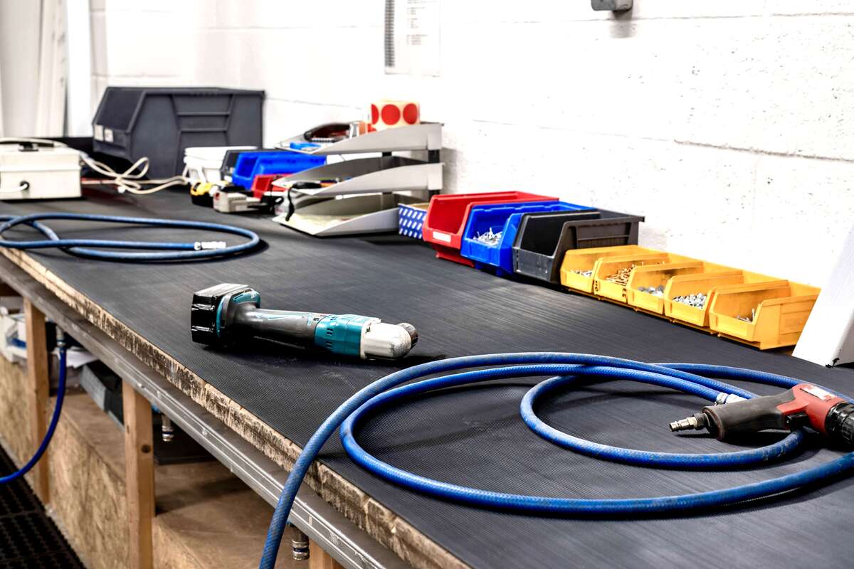 Using a Rubber Rib Mat for Industrial or Domestic flooring & for Surface Safety Covering image