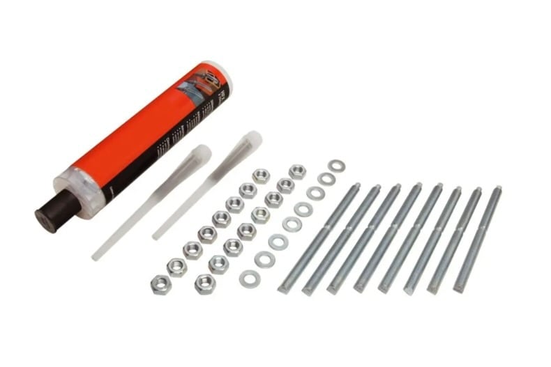 Chemical Anchor Bolt Set for Upright Posts.  1 set will anchor 2 posts. image