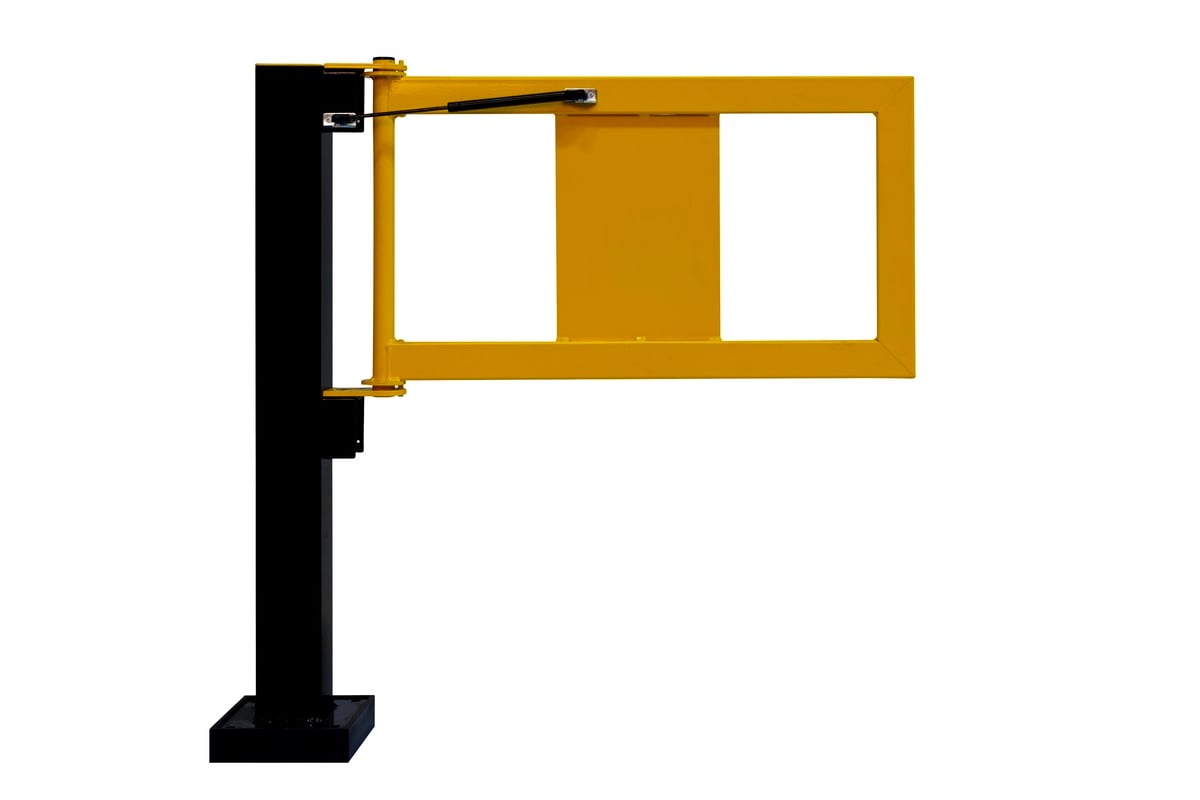 Self-Closing Gate & comes with Hanging end post Powder Coated image