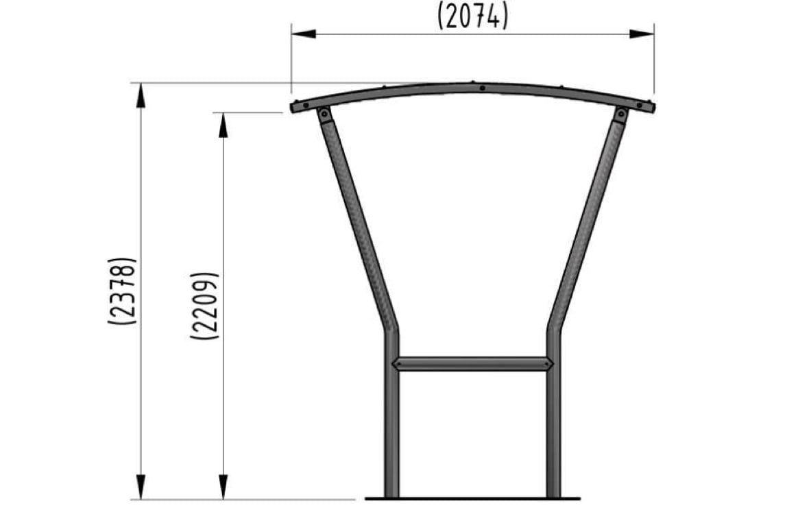 Stanton Bike Shelter: Effortless Access, Ultra Strong, Galvanised Roof, Weatherproof  image