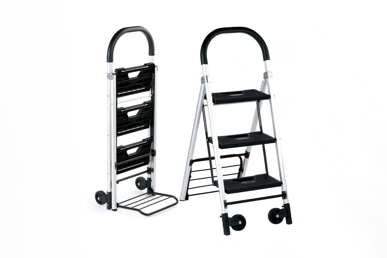 Sacks Truck & Step Ladder Combo - Versatile Clever Design - 'Step-A-Trucks'