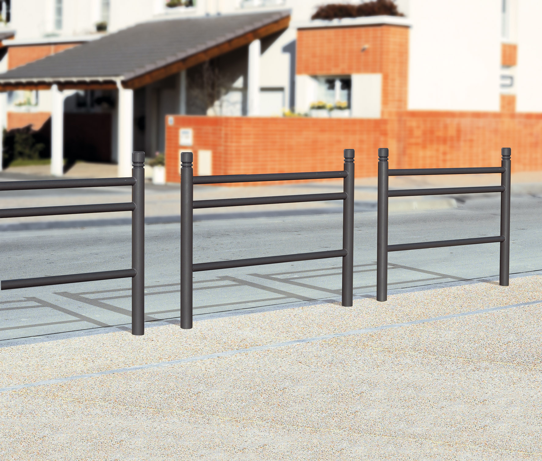 Cap Finish City Style & Railings in PROCITY Grey in-situ