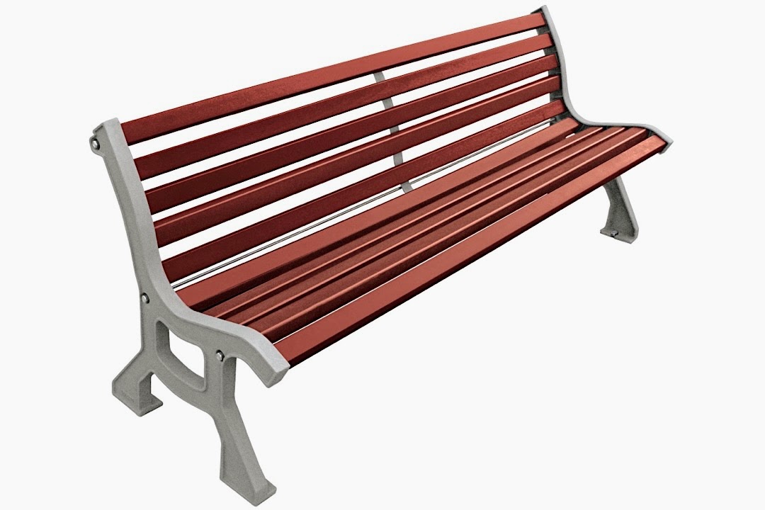 Mahogany Garden/Park Bench: Traditional Robust & Elegant