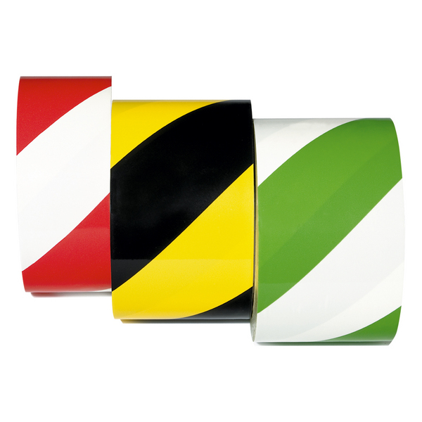 Chevron Hi-Viz Hazard Marking Tape  - 33m Rolls | 50mm or 75mm Widths