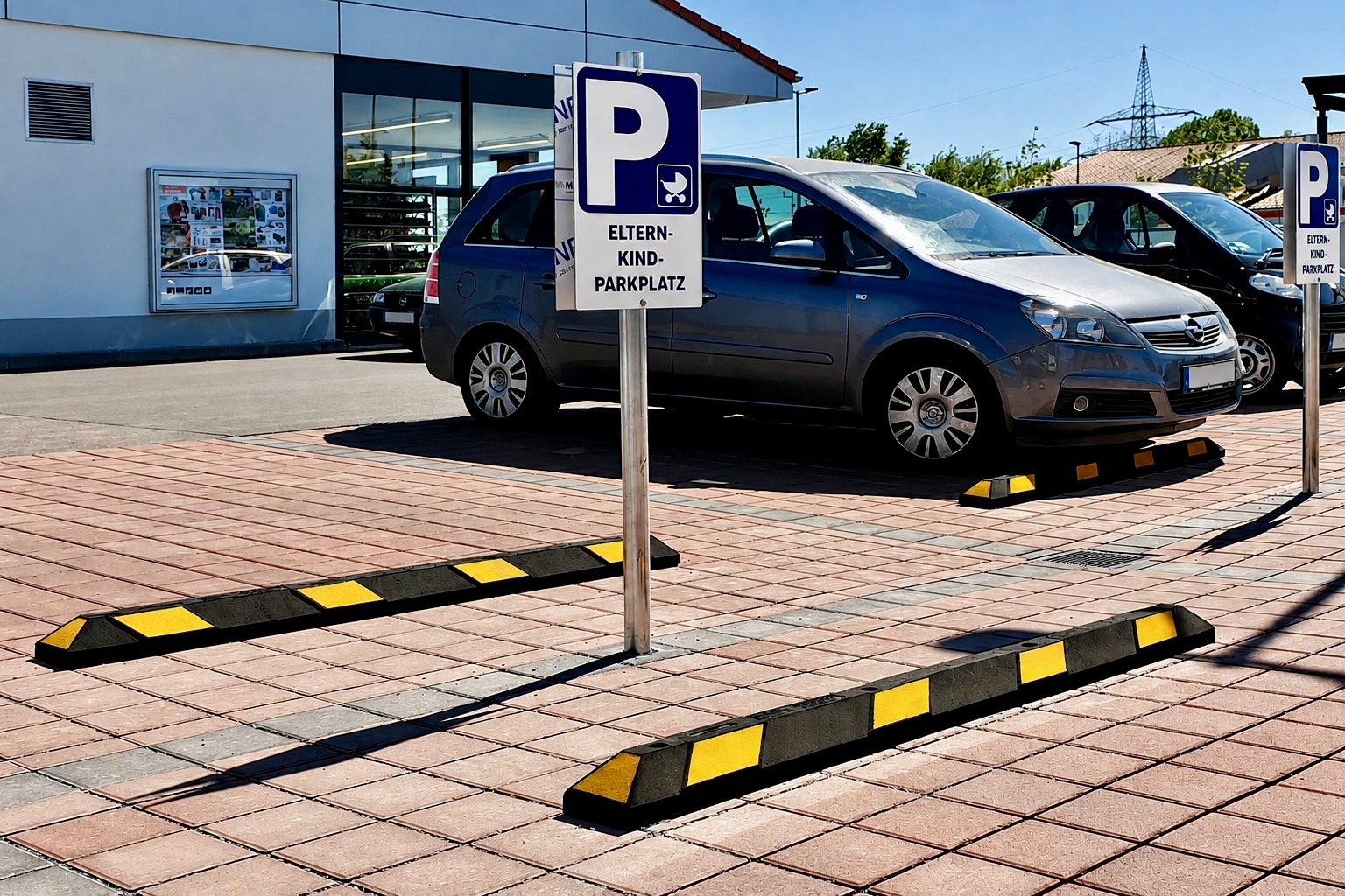 Park-AID Hi-Vis Wheel Stops: L550, 950, 1200 & 1800
Premium Parking & EV Charger Protection