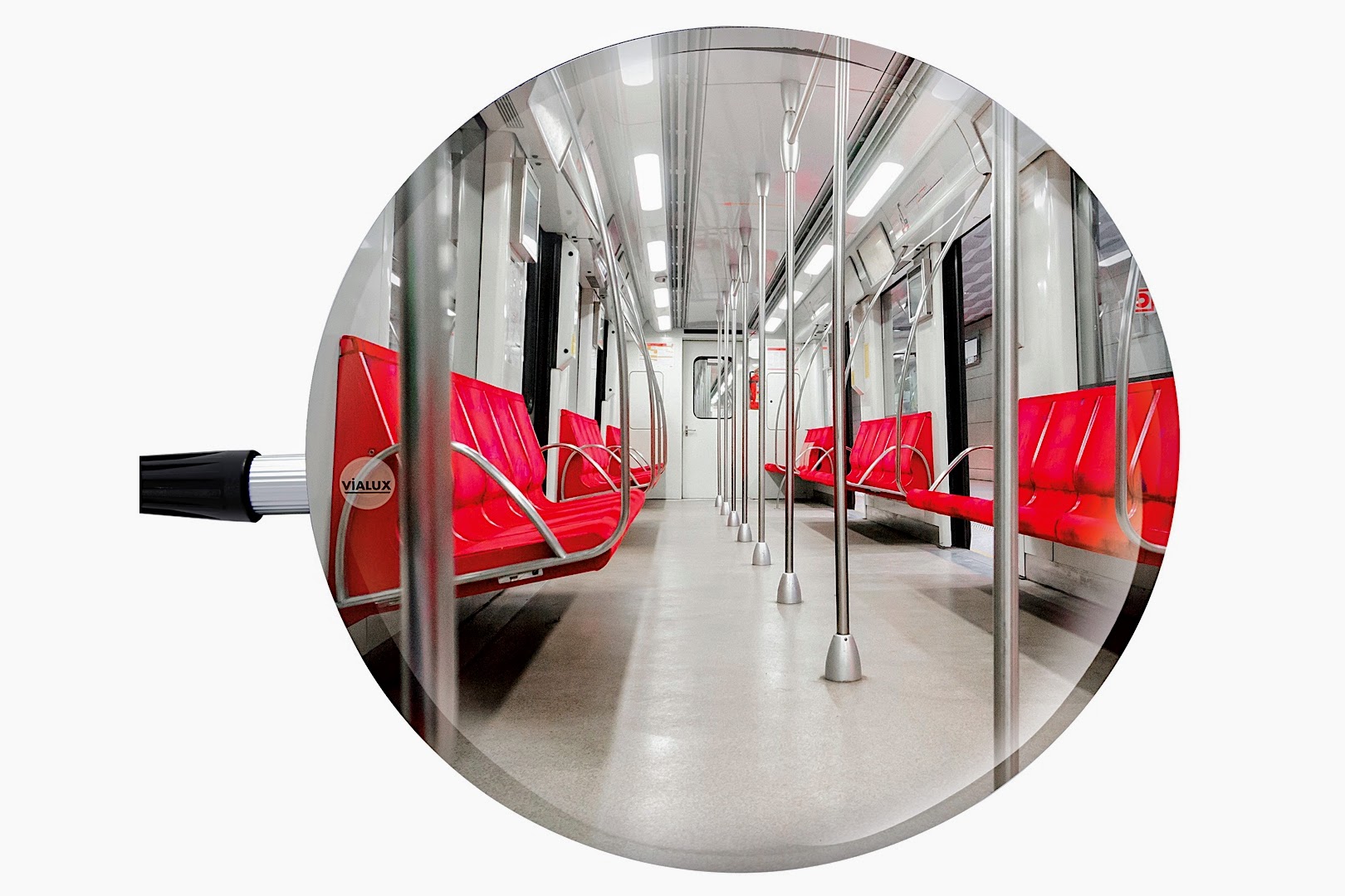 Inspection Mirrors Portable- look easily under or over objects. Unbreakable