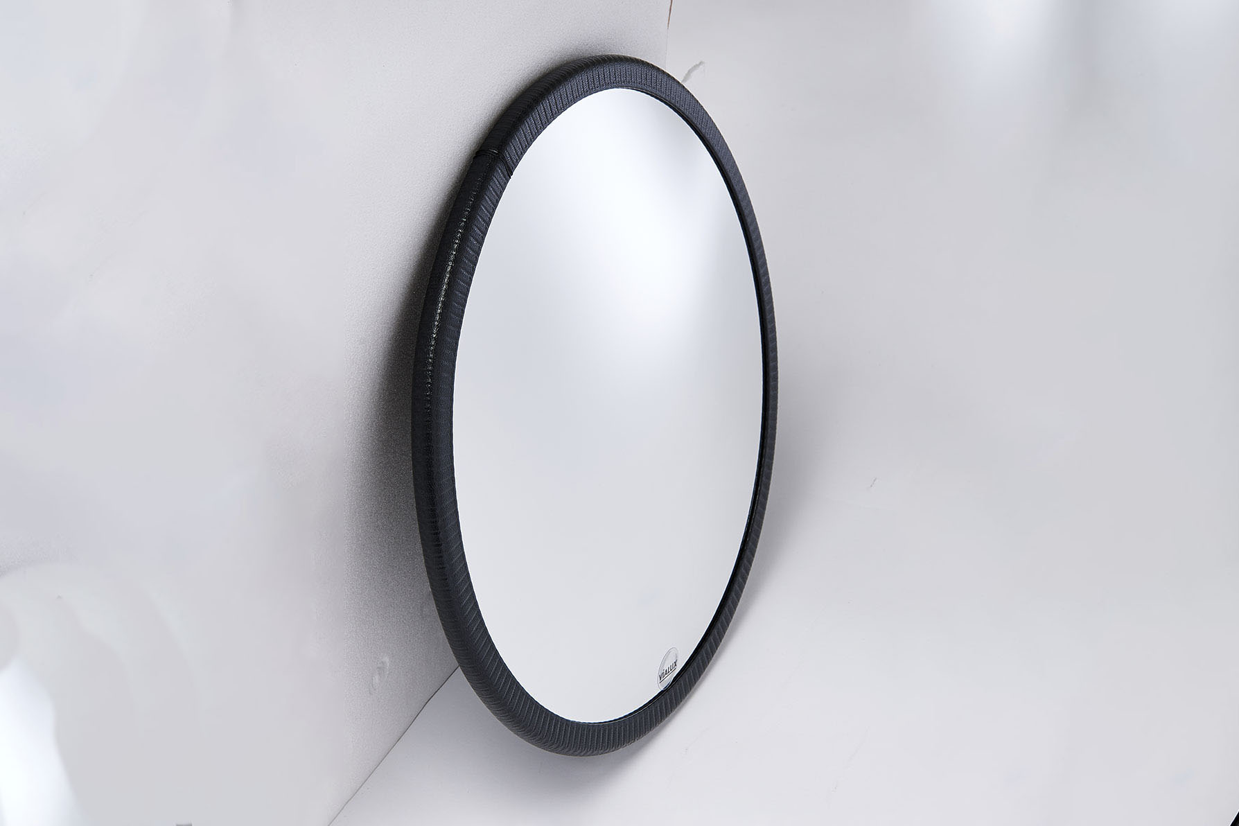 Multi-Purpose Convex Round Mirror in Black (Diameter 300mm & Max View Distance 3m)