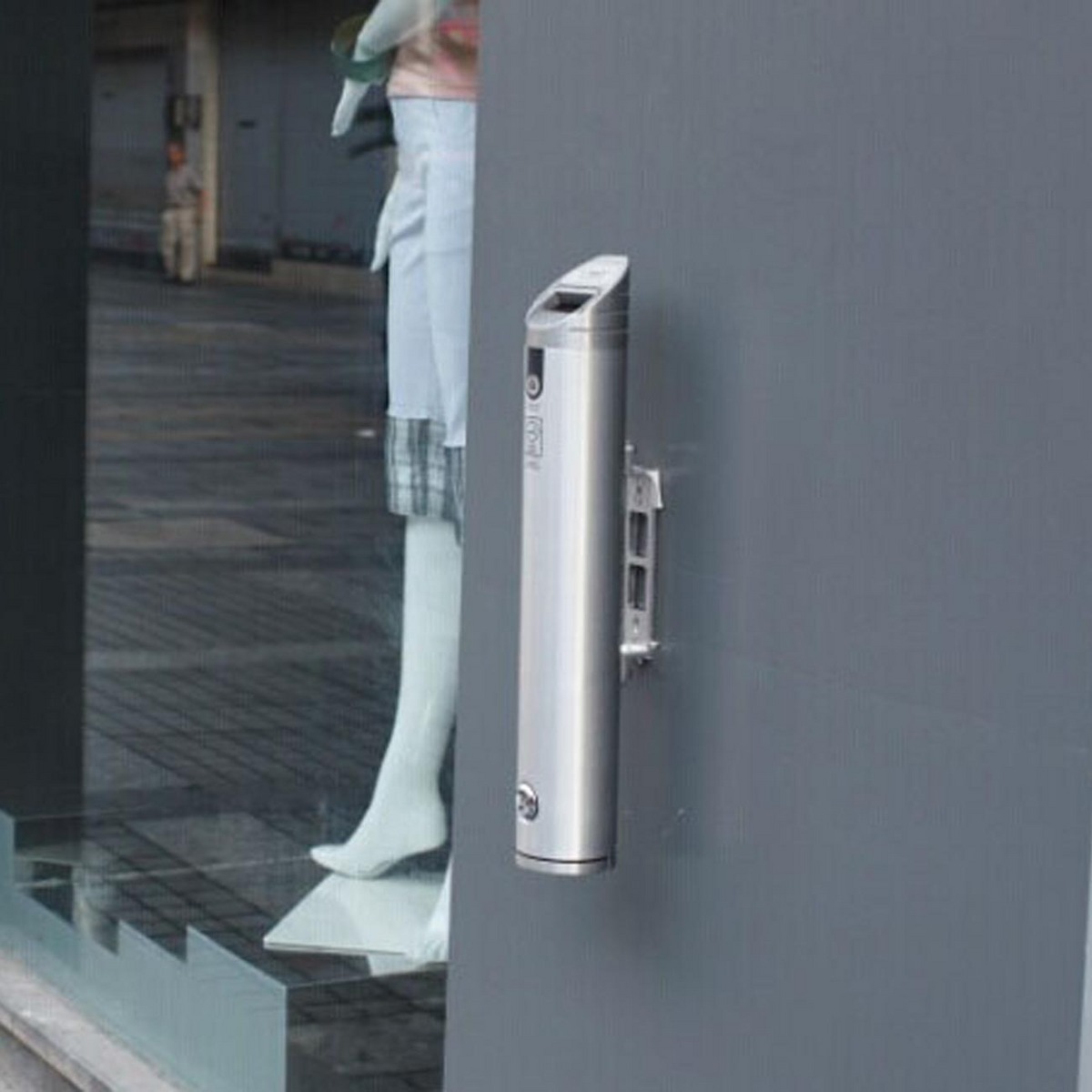 Ashtray Wall Mounted. Elegant and functional cigarette butt disposal solution. 1 year warranty
