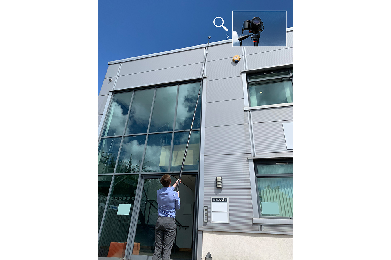 Telescopic Camera Pole for Photos & Inspection
Easier, Safer, and More Cost-Effective than Drones