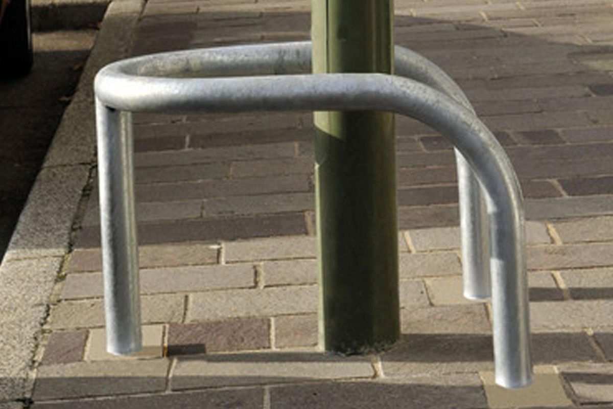 Protector for Lighting or Electric Vehicle Post