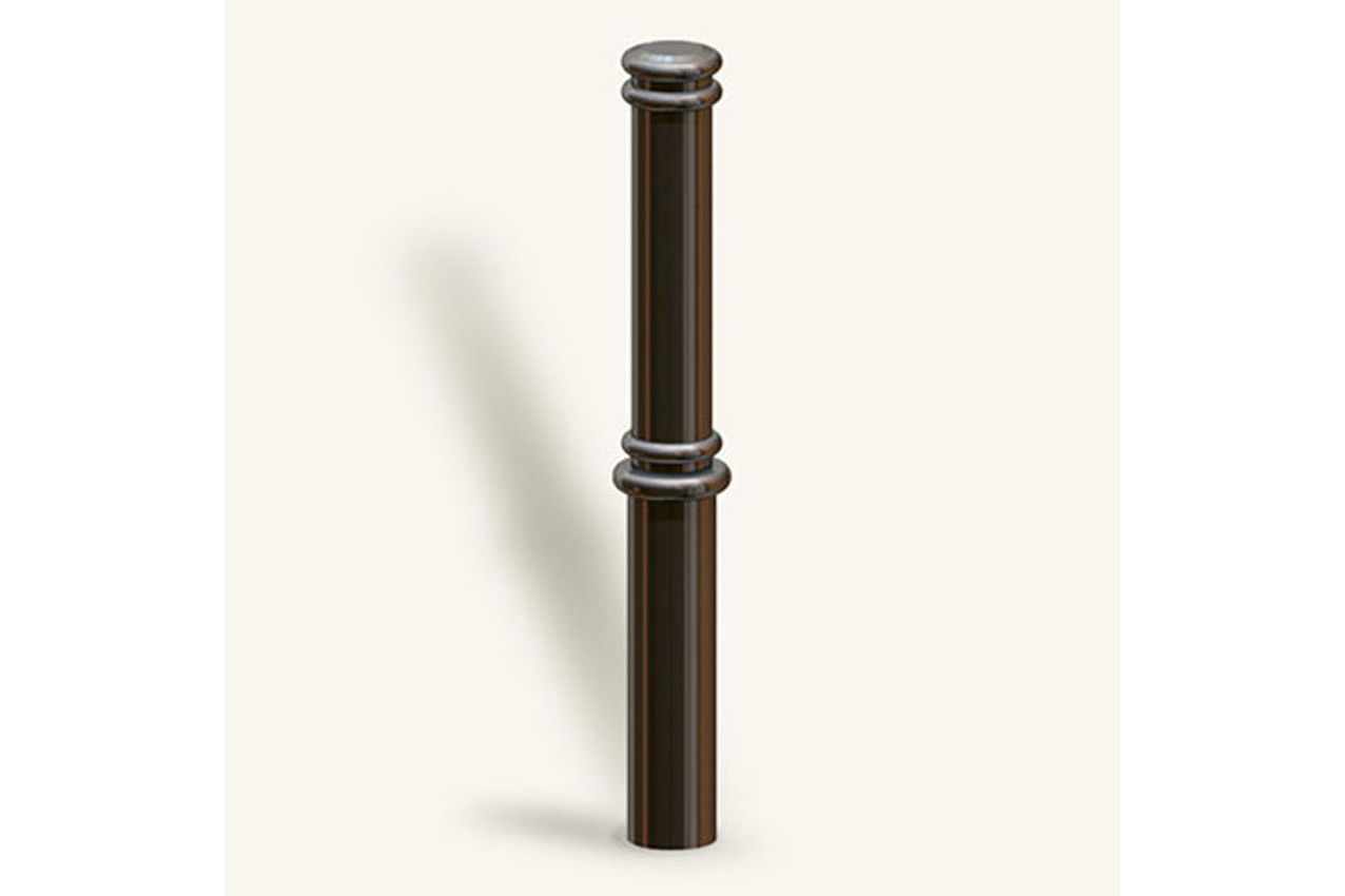 Morpeth Ferrocast Traditional Low Maintanance Robust Bollard (900mm High & 110mm Diameter at base) from Rhino