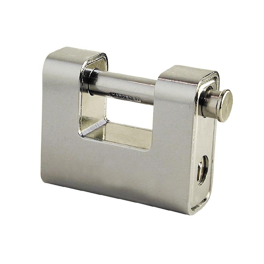 High Security Shutter Padlock with Sliding Bar