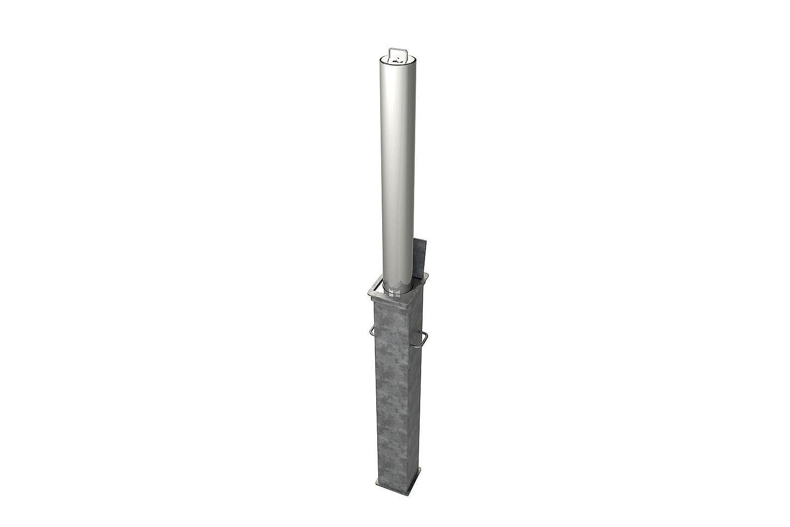 Telescopic Security Bollard Stainless Steel 90 or 114 Diameter - Ideal for access control