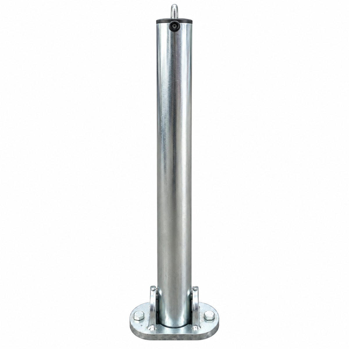 Pad-Lock Type Parking Post Zinc Finish (Padlock not shown)