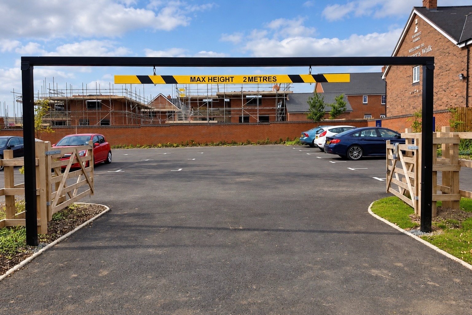 Fixed Height Car Park Security Restriction Barrier