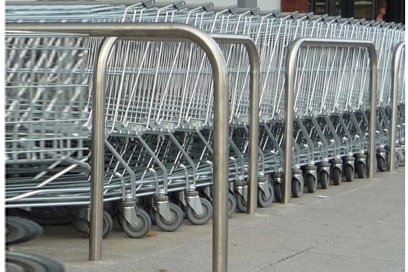 Stainless Steel Hooped Barrier: Grade 304 or 314 
D48mm - Concrete-In, Bolt Down and Removable
