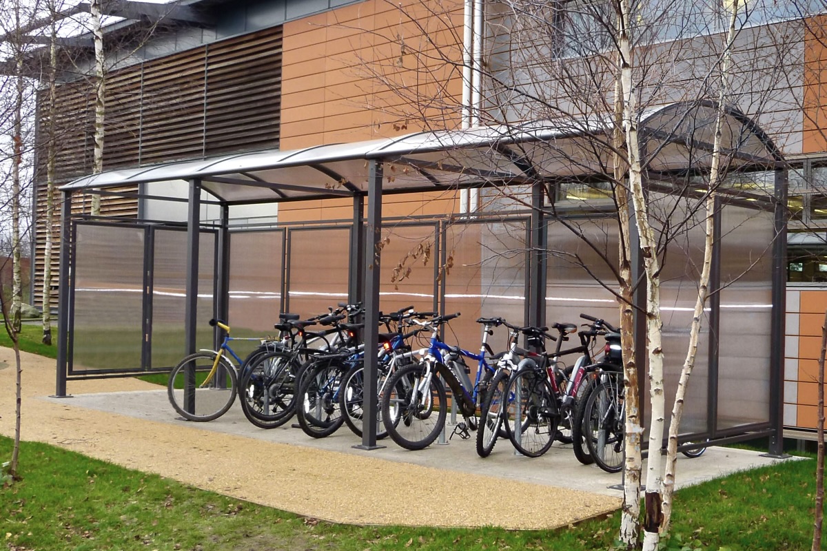 Customisable Shelter System: Modular All-in Part 
Construction Multi-use: Bikes, Bus Stops, ETC.