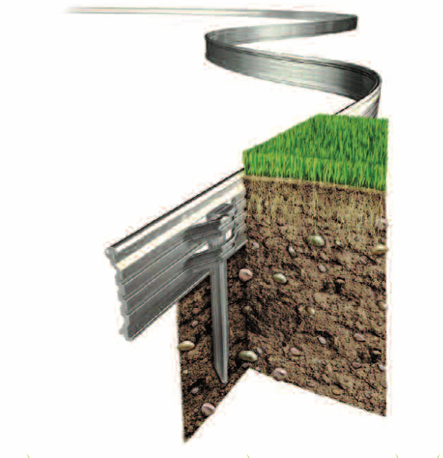 Lawn Edging in Aluminium (Pack of 14) remarkably strong. Will never rust or rot. Quick and easy to install.