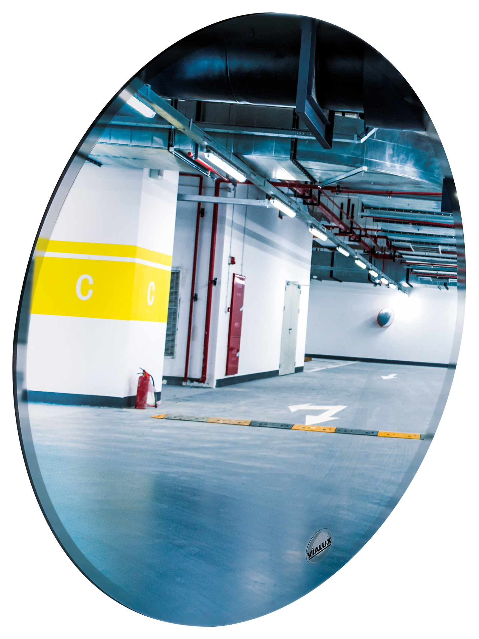 Driveway Exit Mirror (300mm Diameter)
Unbreakable Polymir: 2m Viewing Distance