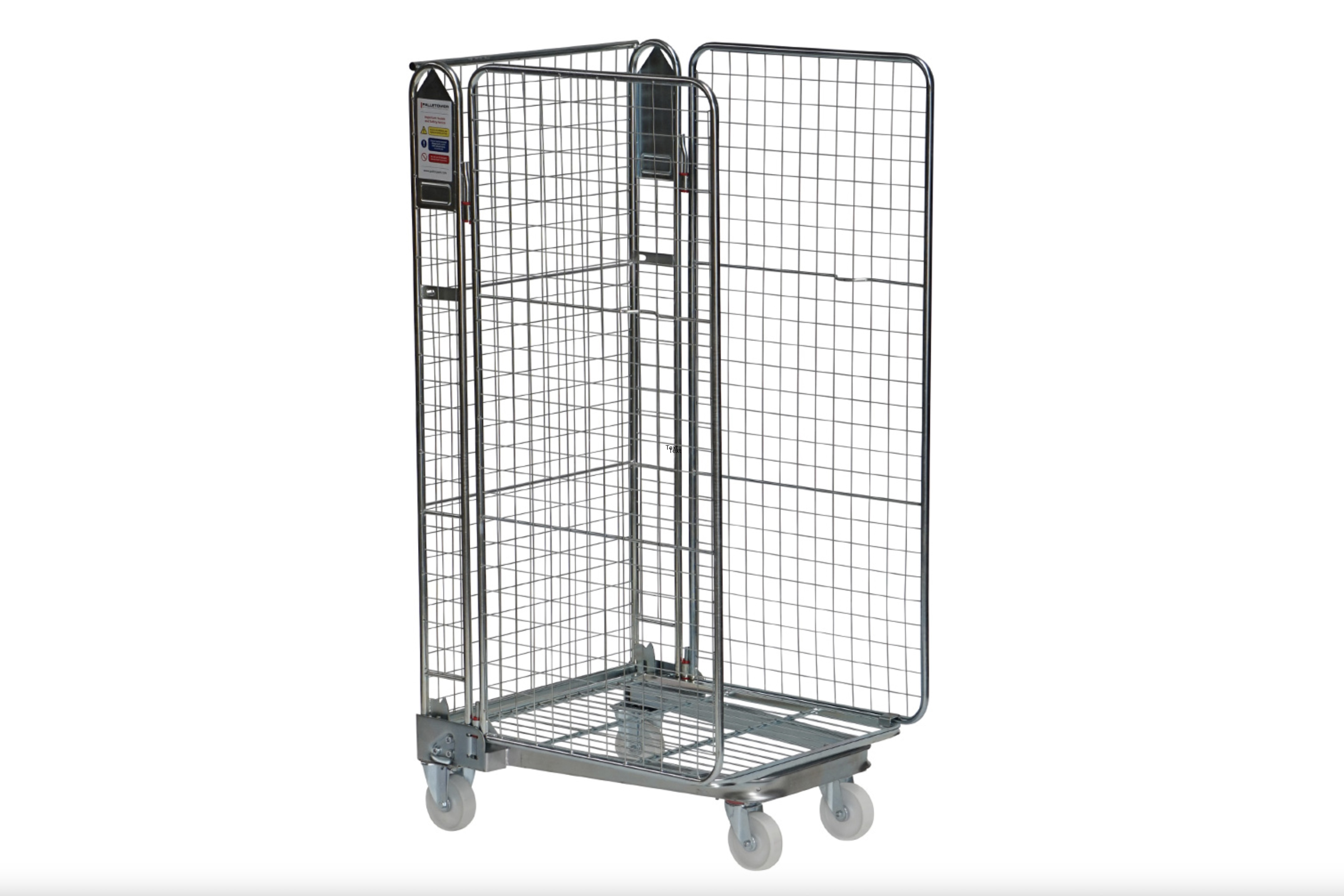 Cage Pallet - Three Sided Roll Nestable - Budget Friendly for Superb Value