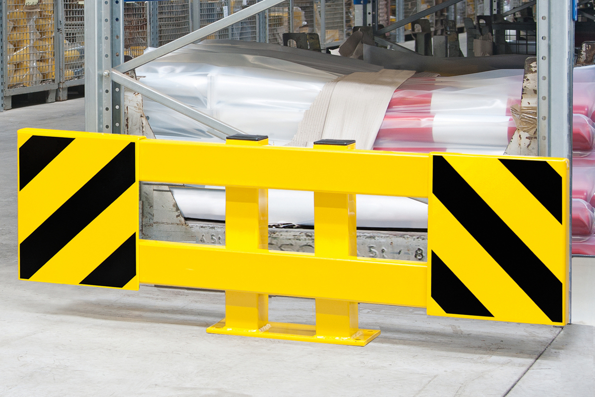 Racking End Frame Protectors. protect vulnerable Racking End Frames. strong adjustable and easily installed