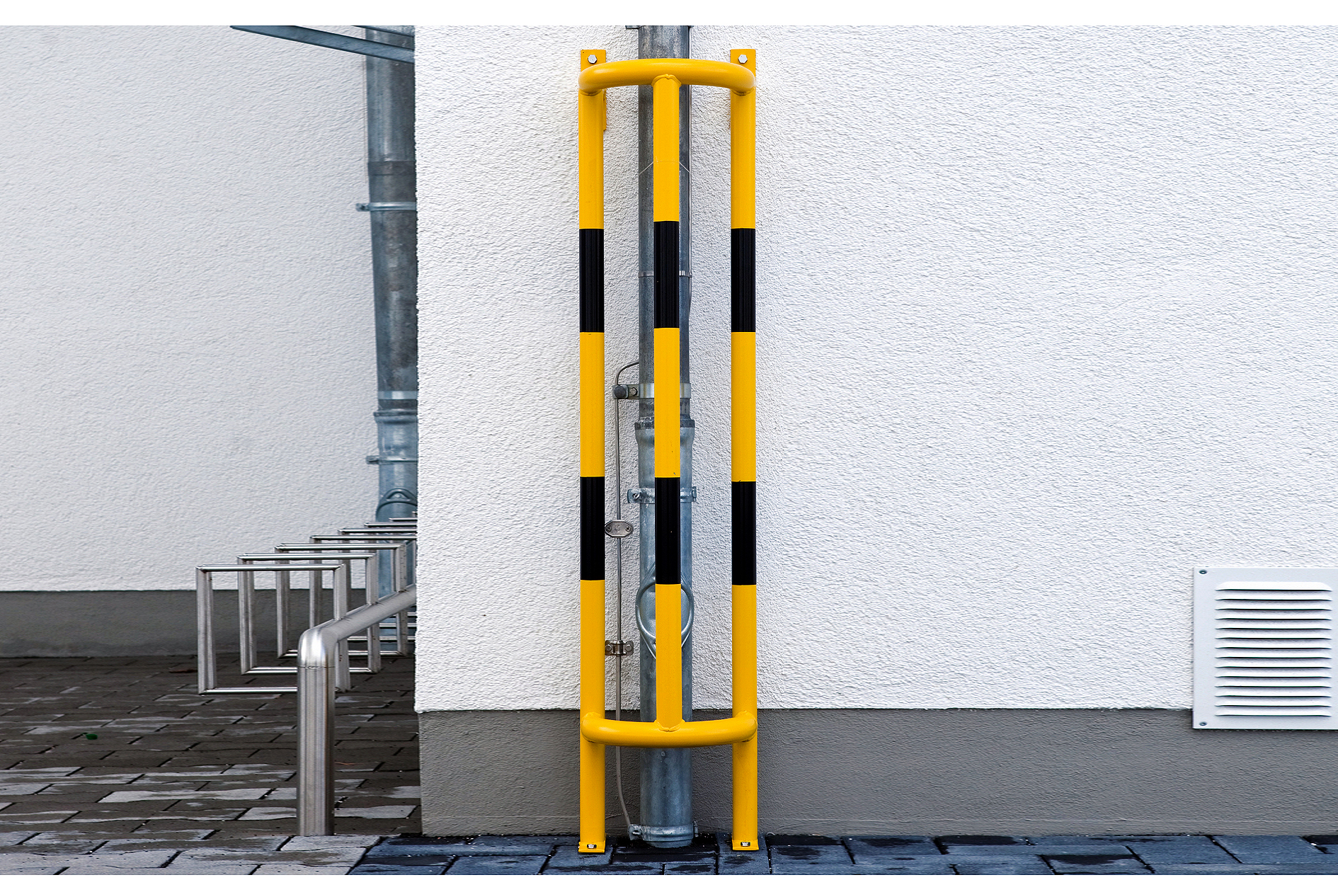 Vertical Pipe Protectors ensure pipes are protected against accidental damage. Easy to install. Two sizes available