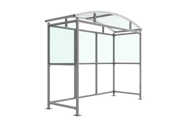 Inglewood Smoking Shelter (1m to 5m Lengths) 
Modern Design with Galvanised Finish
