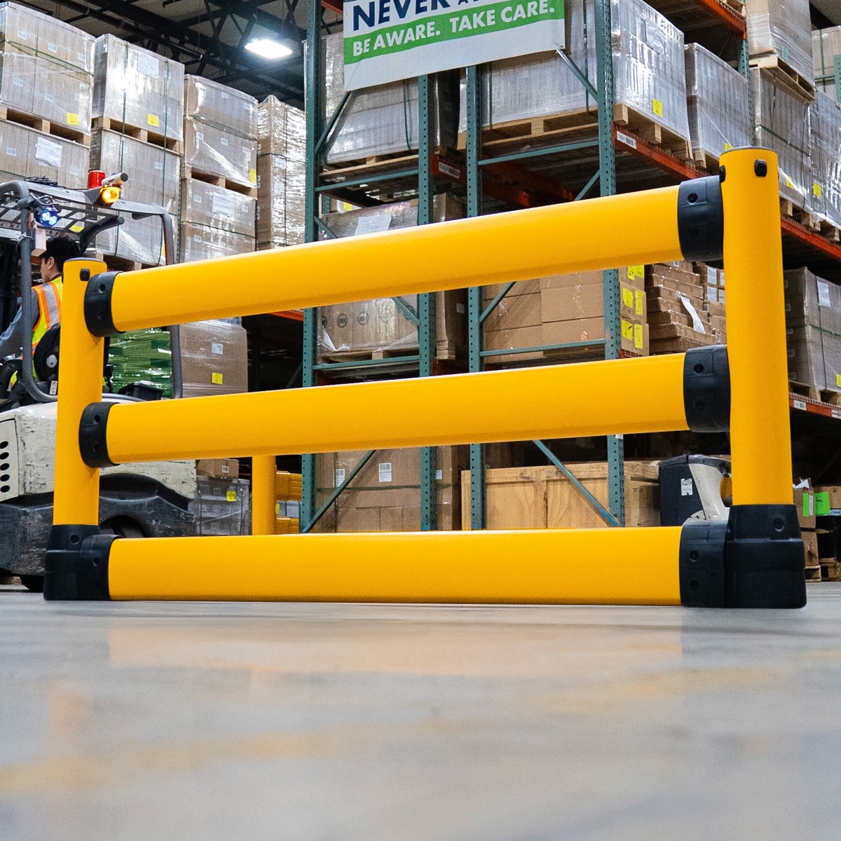 BLACK BULL FLEX+ L-Line Under-run Guard TÜV-Tested
Modular Hi-Vis Polymer Impact Protection Railing




