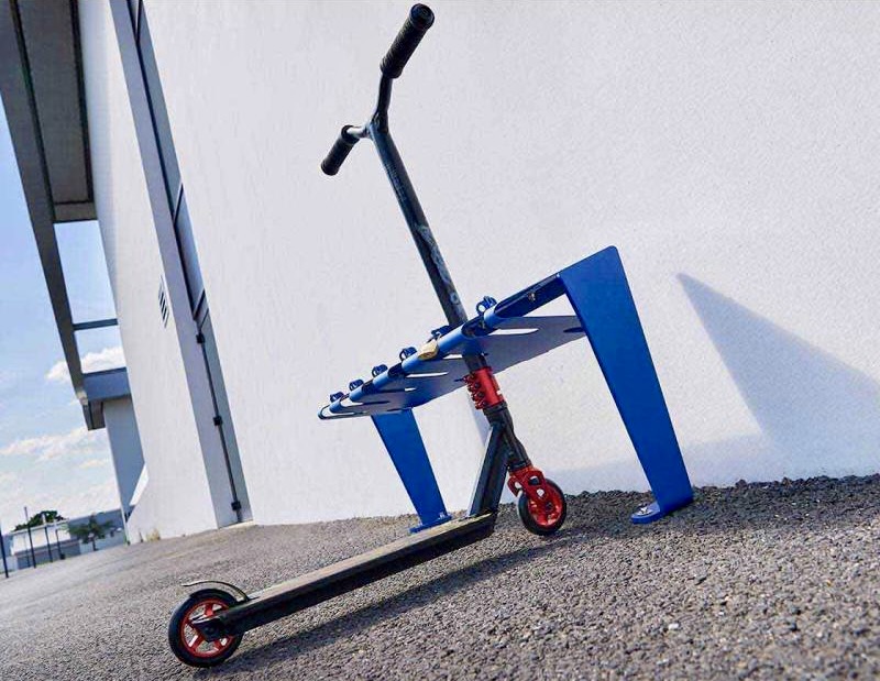 Scooter Rack for 6 Spaces - Colour choices & Galvanised for Extra Protection, Ideal for most Locations