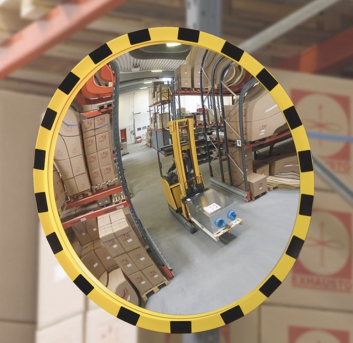 Safety Mirrors: Enhance Workplace Safety and Efficiency- Interior use and protected outdoor areas. Available in 5 sizes. Excellent image quality