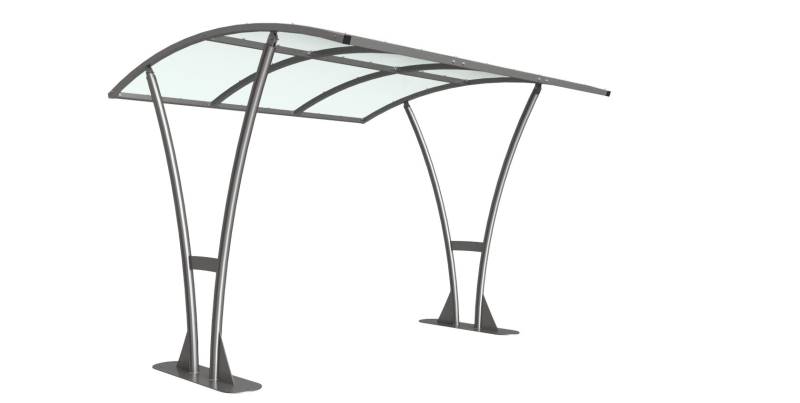 Bentham Cycle Shelter Double-sided
PETG Roof & Galvanised Frame