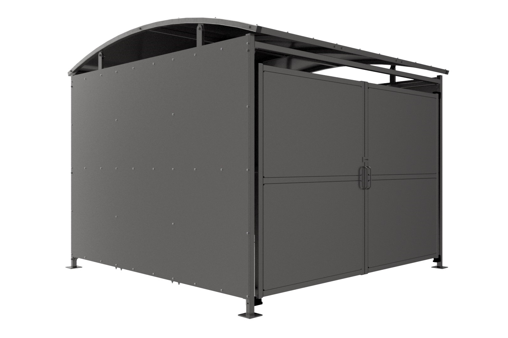 Shelter. DM2 with lockable Gates, Ideal for Recycling & Bins - Extension bays available