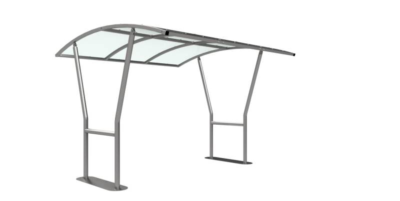 Harbledown Bike Shelter - Dual-Sided Access
PETG Clear Roof - All-Environment Solution