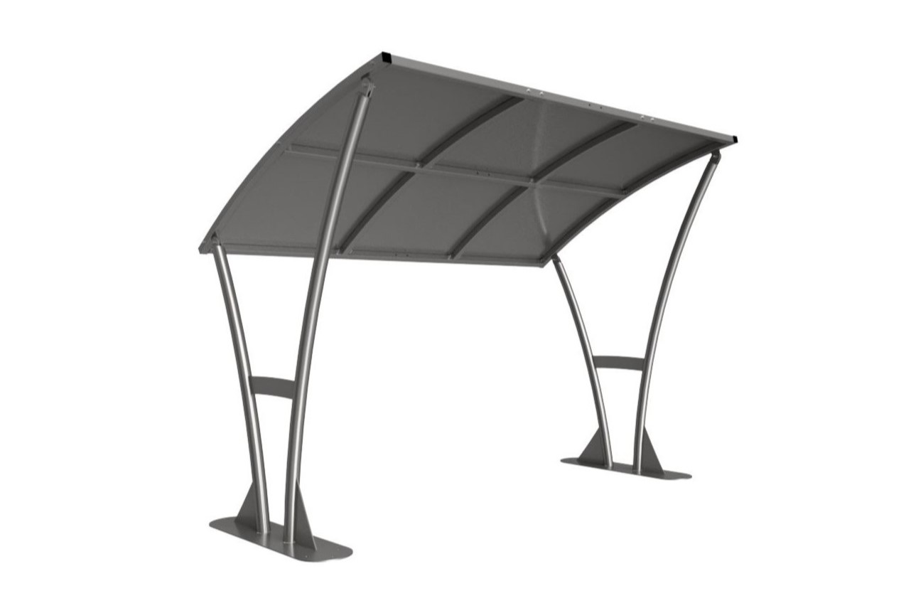 Newton Shelter (Galvanised Roof + Frame): Modern & Elegant