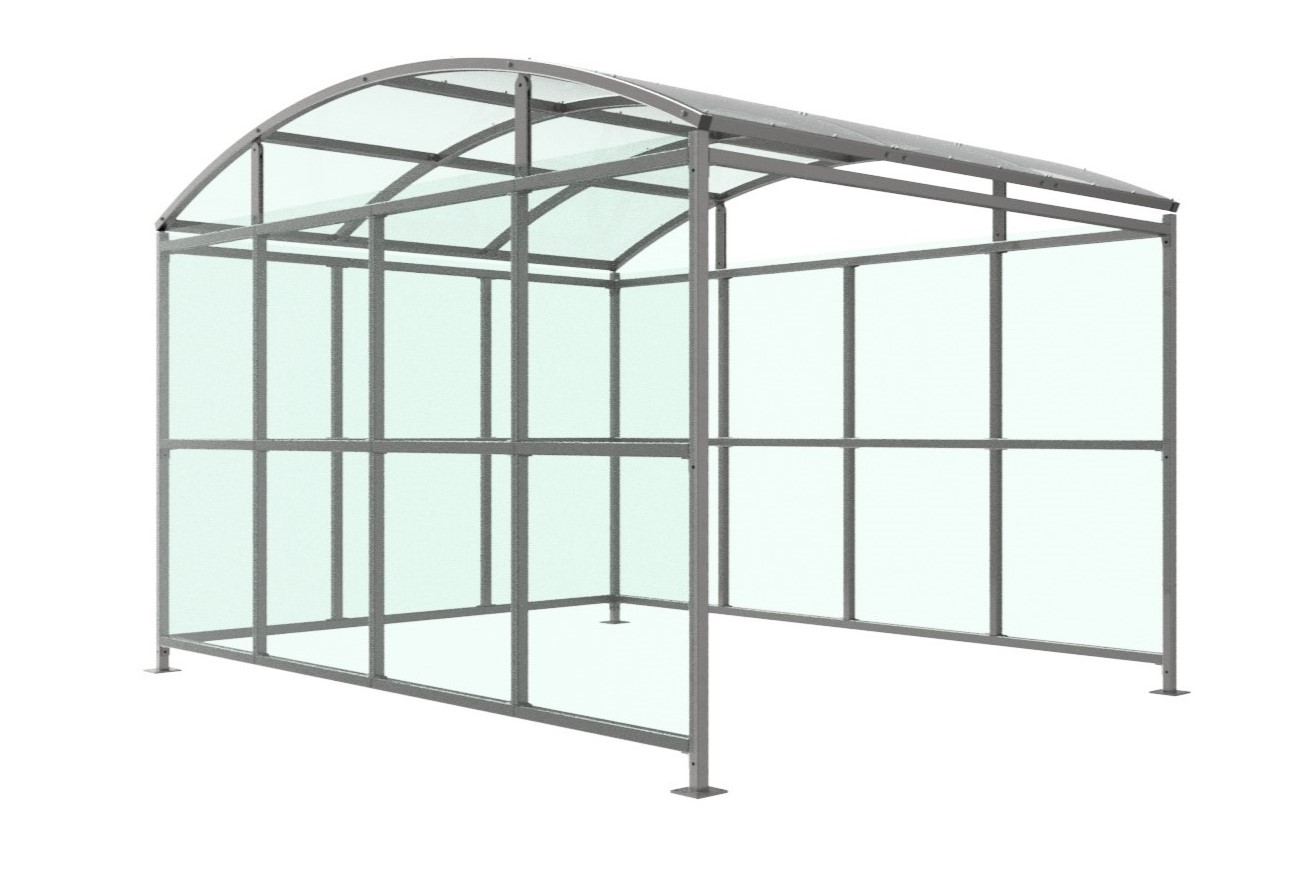 Wilson AdaptaShelter (Clear PETG Roof & Sides)
Modular Solution for Bikes, Waiting & Trolleys