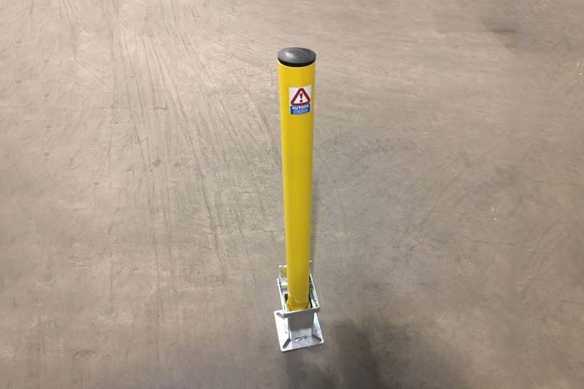 Bollard Removable (76mm DIA) 900mm above ground - With Extra Security