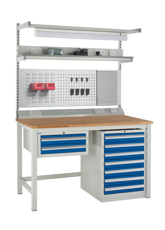 Heavy Duty Euroslide Workbench Base Unit
100KG Drawer System Compatible