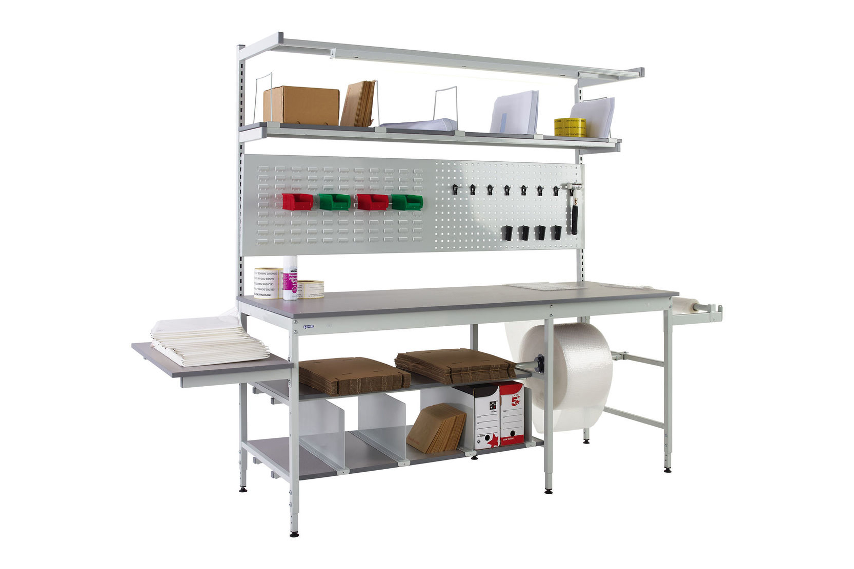 Packaging Workbenches - Kit 4 Dual Bench Pack Tek