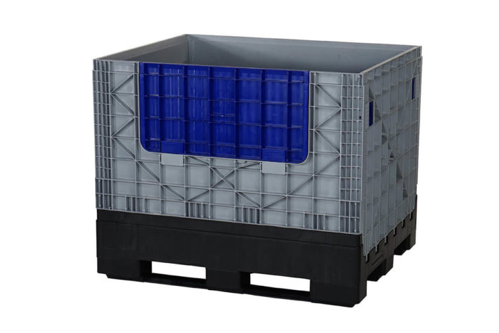 Collapsible Plastic Box Pallet - Value & Versatile Budget Model | Internal Storage 840LTRs + 400KG Racking Load