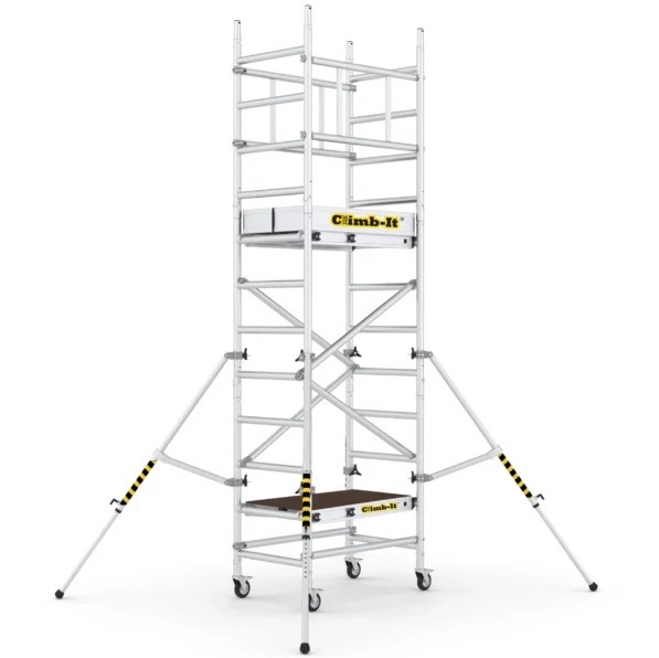 UniPro Aluminium Mobile Mini Scaffold Tower
One‑Person Scaffold System by Climb-It 