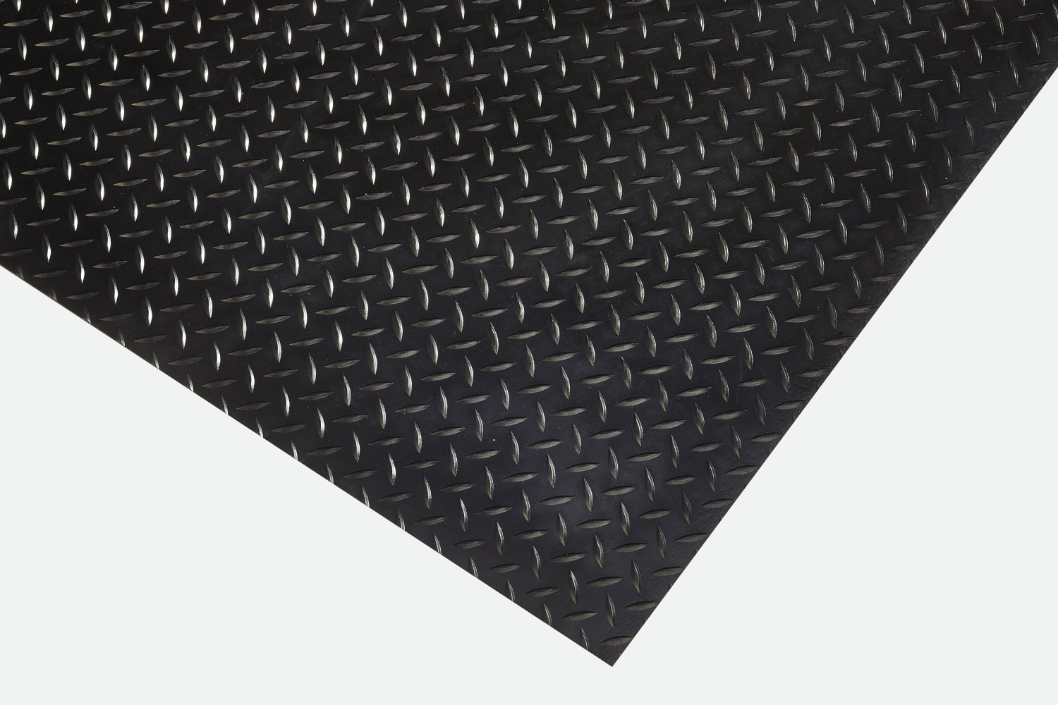 Chequer Plate Rubber Matting Pre-Cut Lengths (1-10m) - 3mm Safety & Slip Protection