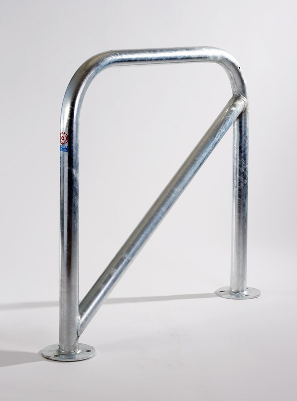 Cycle Stand 'Clifton' - Galvanised & Stainless Steel finishes + Concrete In or Bolt Down version available
