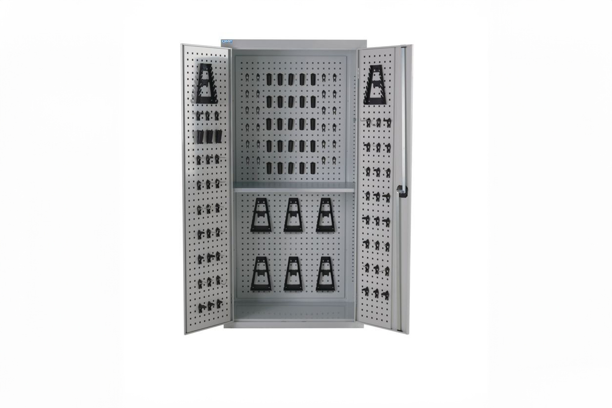 Perforated Tool Cupboards - secure storage solution for tools and equipment for the workplace
