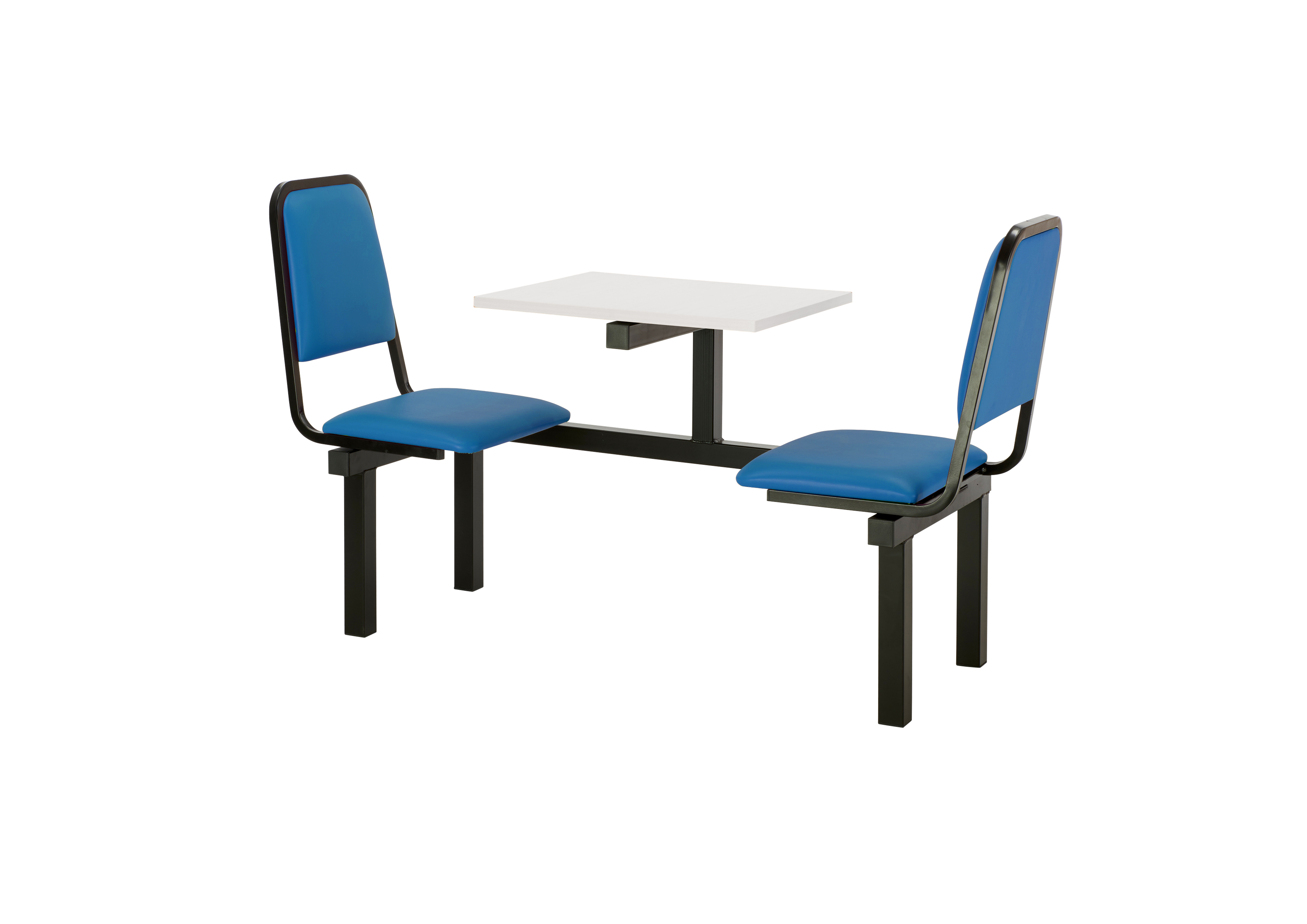 Fast-Food Seating with Tabletop - Cushioned Seating
Easy-Clean Design and Comfortable.