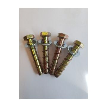 Pack of 4 M12 x 75mm Anchor bolts Bolts