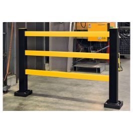 Protection Barrier, Indoor use, Absorbs impact force. Semi rigid or ...